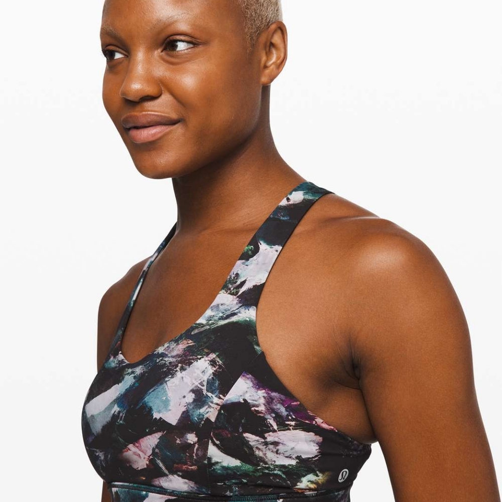 Lululemon Size 6 Free To Be Serene Bra Glacier Camo Starlight Multi